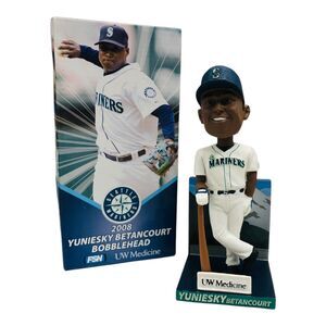 Yuniesky Betancourt ‘08 Bobblehead Seattle Mariners FSN MLB Box Father Dad Gift